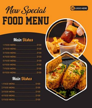 Menu Cards